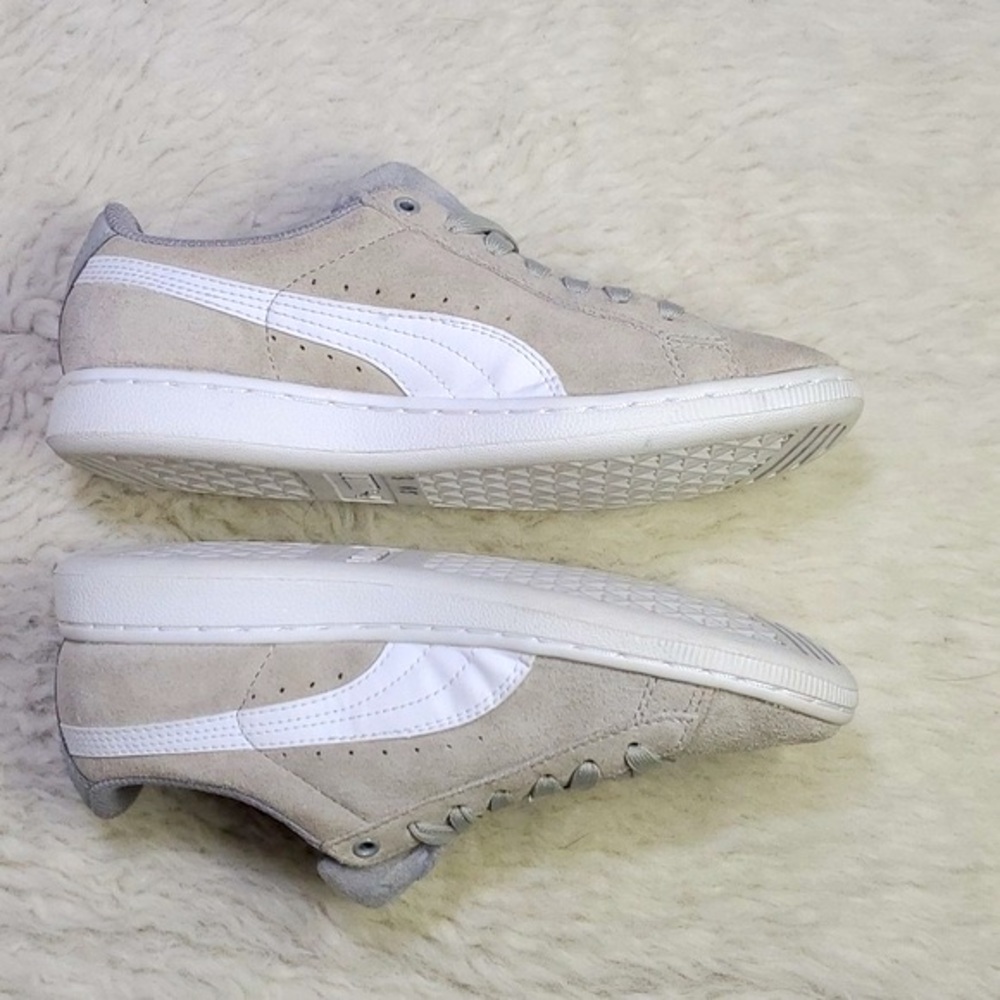 PUMA | LNC | Original Vintage | Vikky Shoes Gray Suede Sneakers Low Lace Up Size